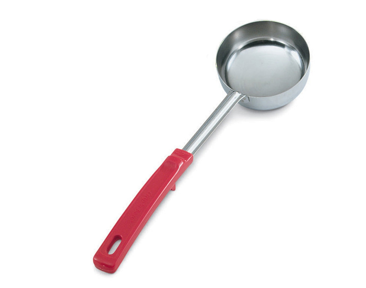 8-ounce solid round SpoodleÂ® utensil with orange Grip â€˜n ServÂ® handle