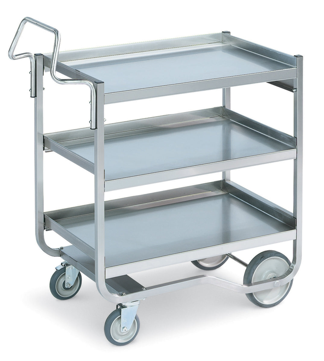 Heavy-Duty Stainless Steel Cart - 3 shelf Knock-Down
