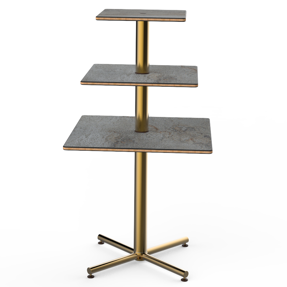 Square Display Table L 30.0" W 30.0" Polo