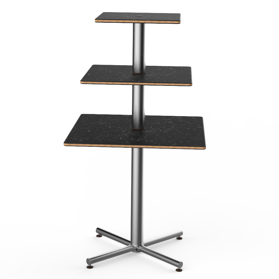 Square Display Table L 30.0" W 30.0" Polo