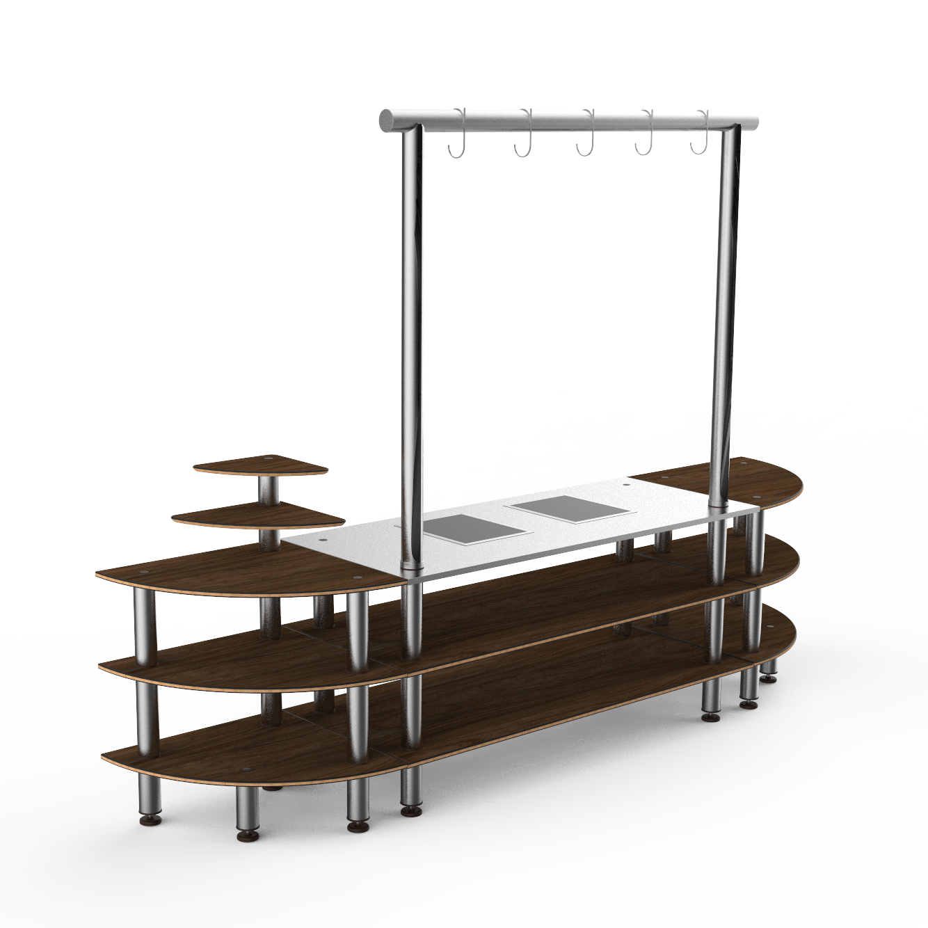 Streamline Arch Induction Station L 130.0" W 29.5" Modular