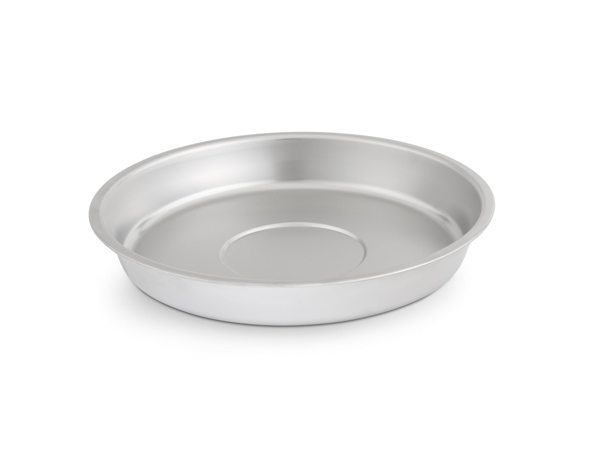 Round food pan with center well for 6-quart chafer
