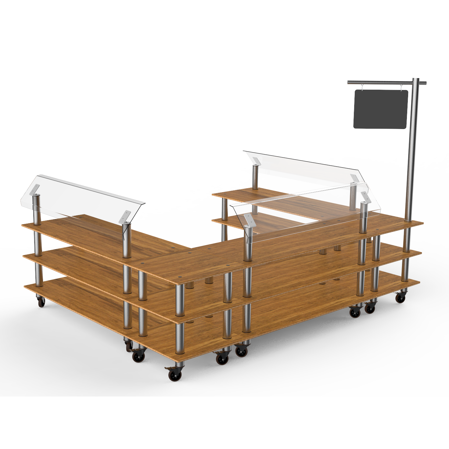 Deli Station L 130.0" W 100.0" Modular