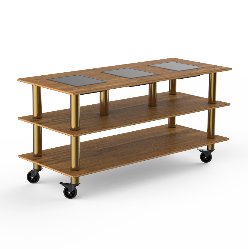 Triple Warming Station L 71.0" W 29.5" Modular