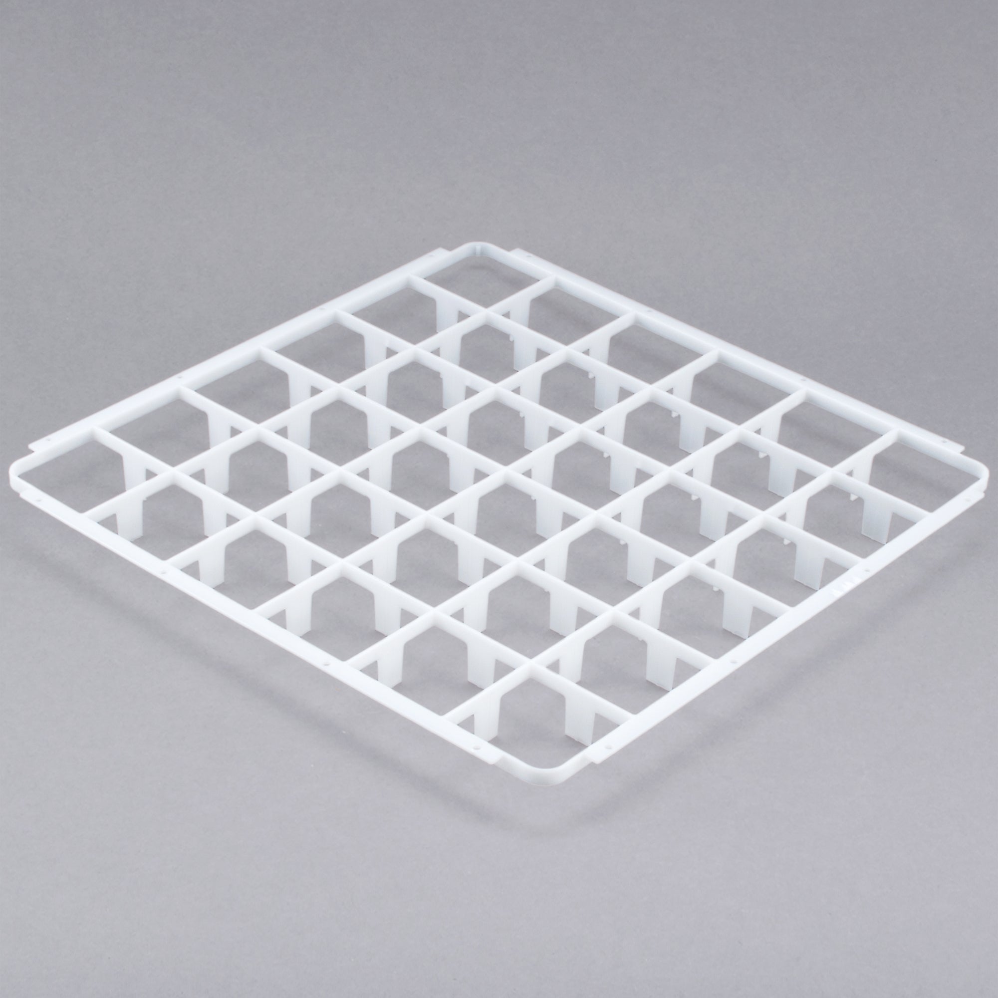 Signature Full-Size 36-Compartment Glass Rack Trim Divider in White