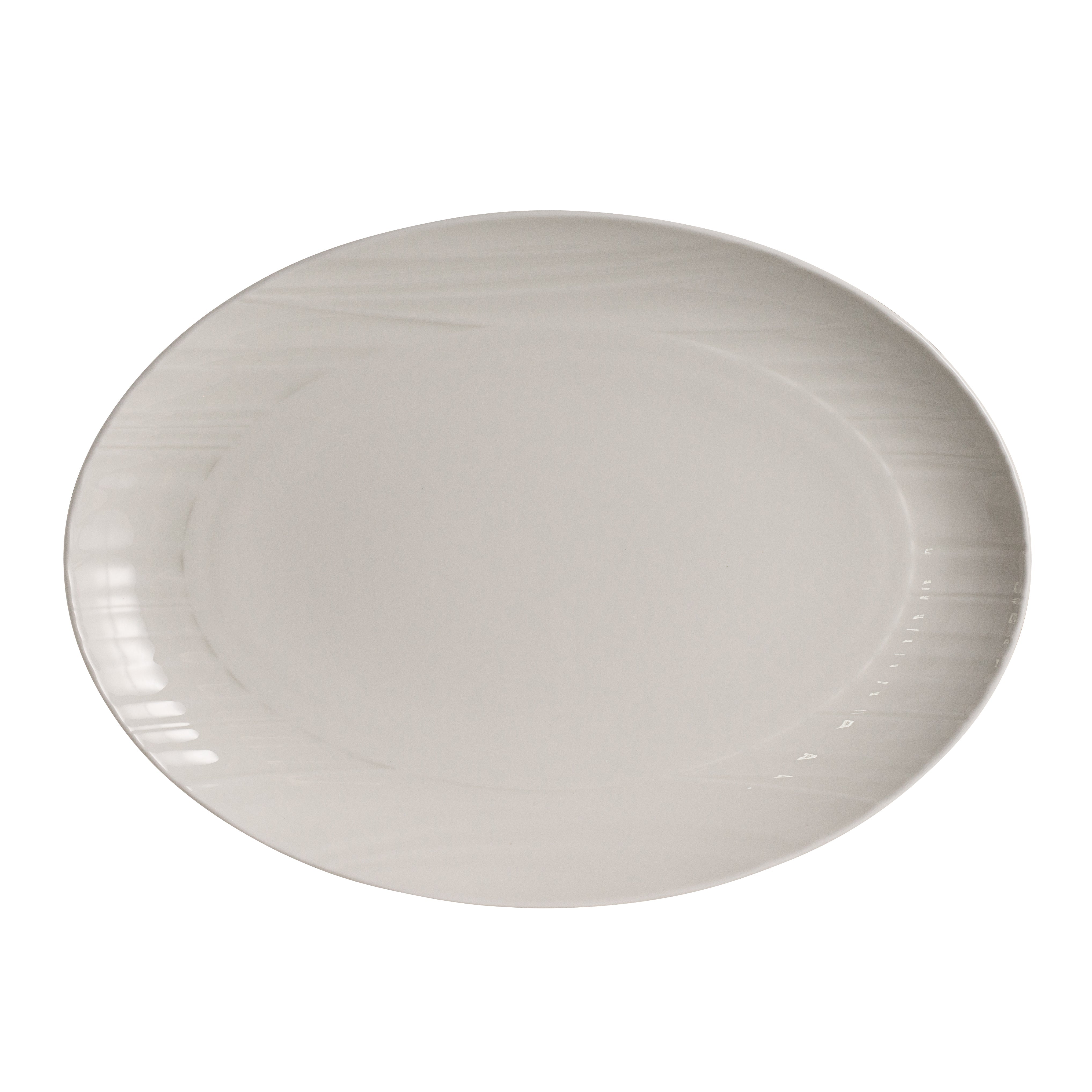 Ruche Oval Coupe Platter  L12.5 x W9
