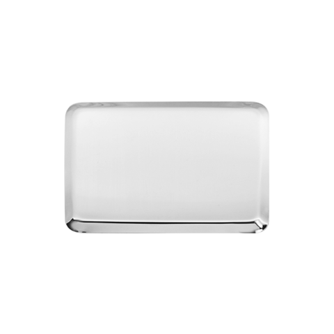 Rectangular Tray, Flat Edge Mirror Finish, 8.5" x 5.5"