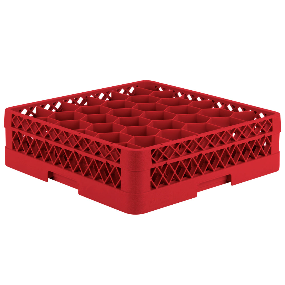 Traex® Full-Size Rack Max® 30 compartment rack with one extender in Red