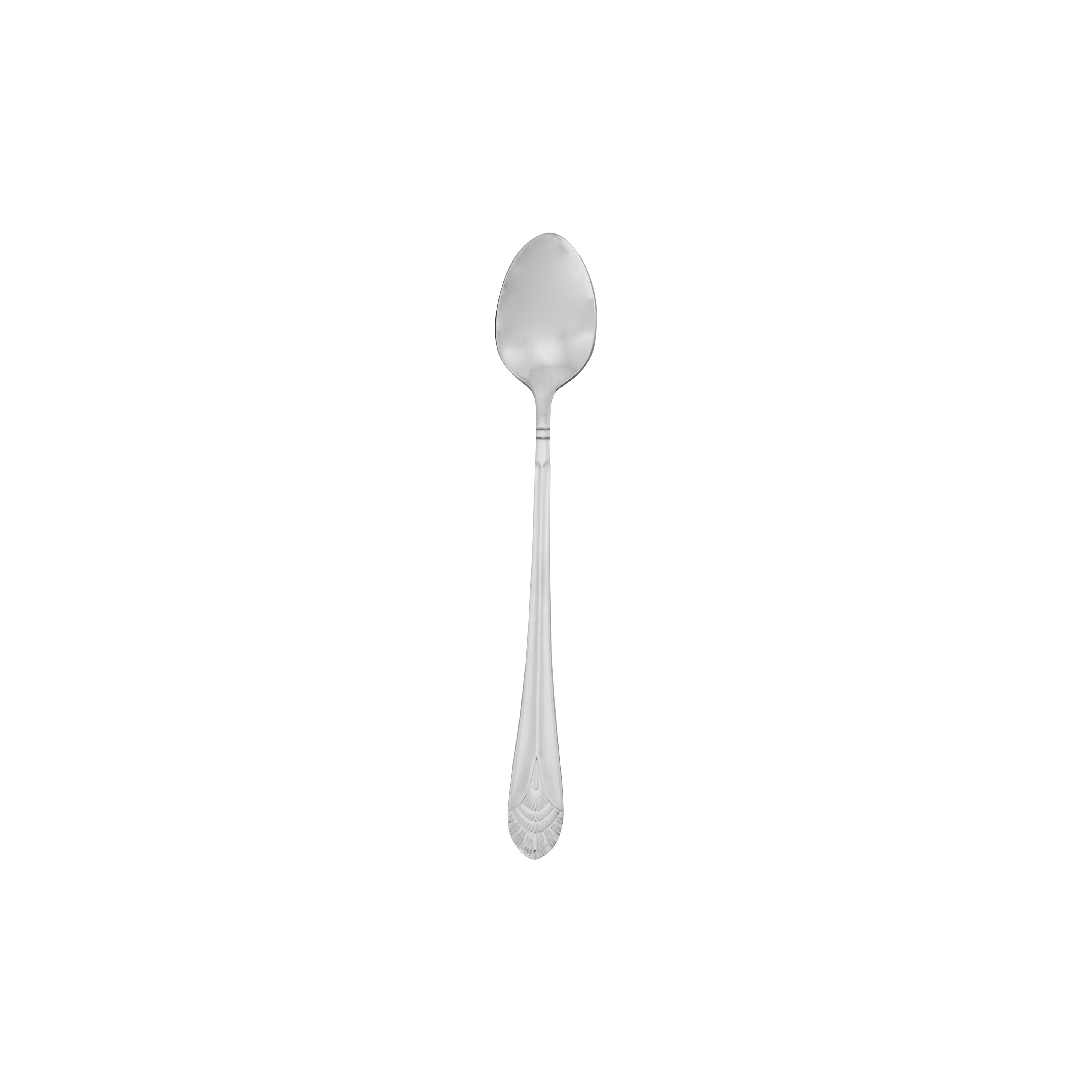 Art Deco Iced Teaspoon 7.375