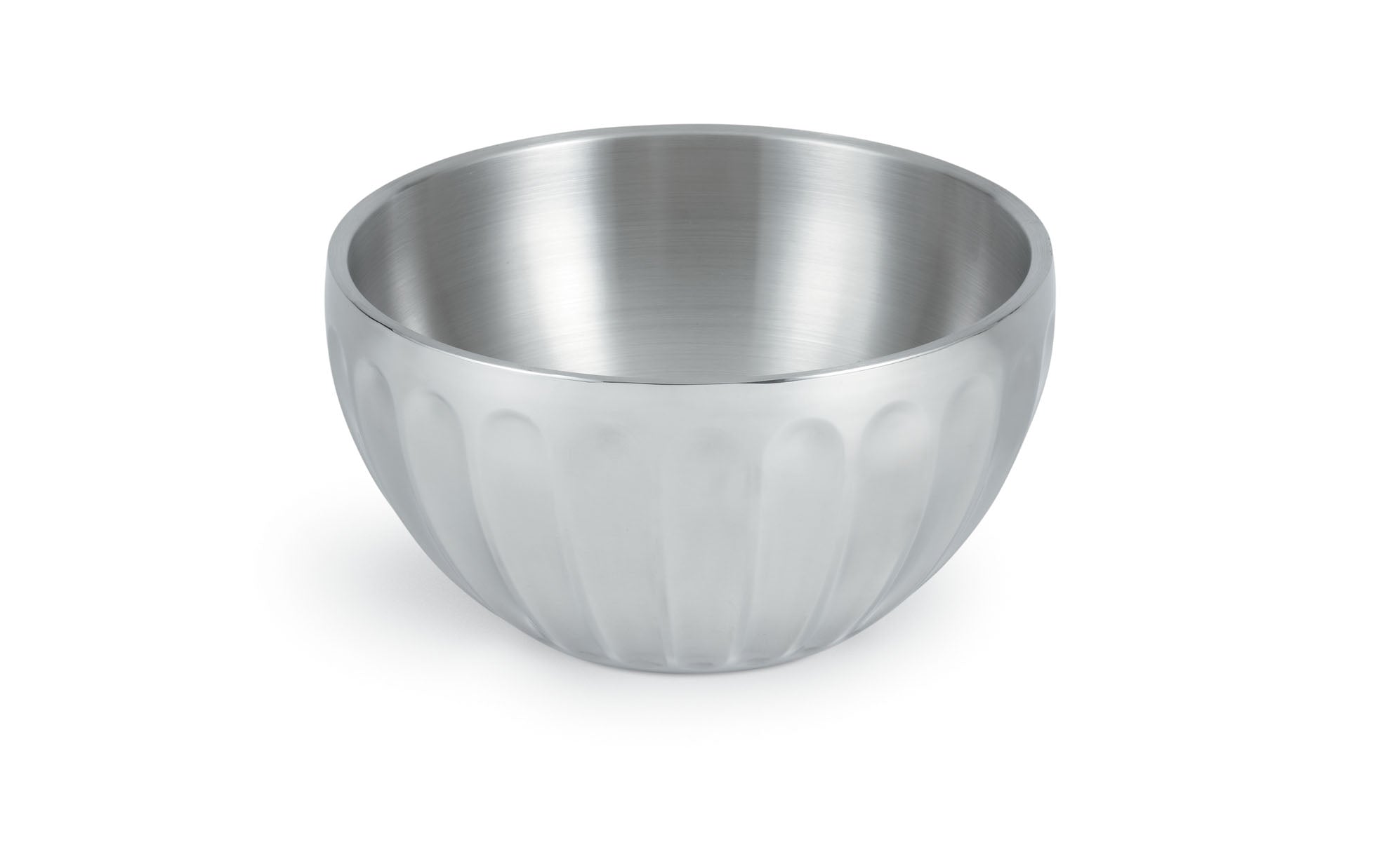 Fluted Double-Wall Insulated Serving Bowls