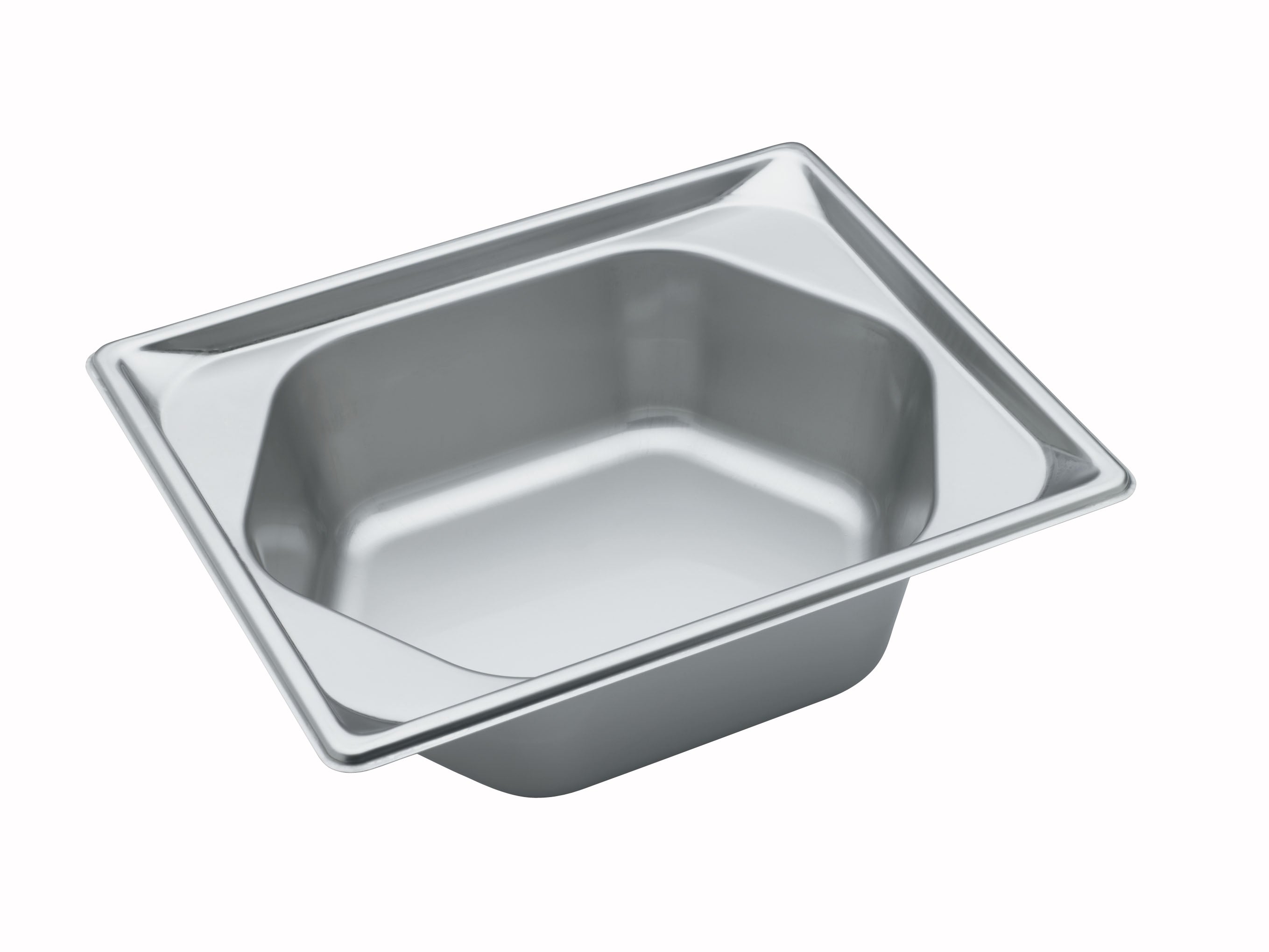 Half-size 4-inch-deep Super Pan® stainless steel Super Shapes hexagon wild pan