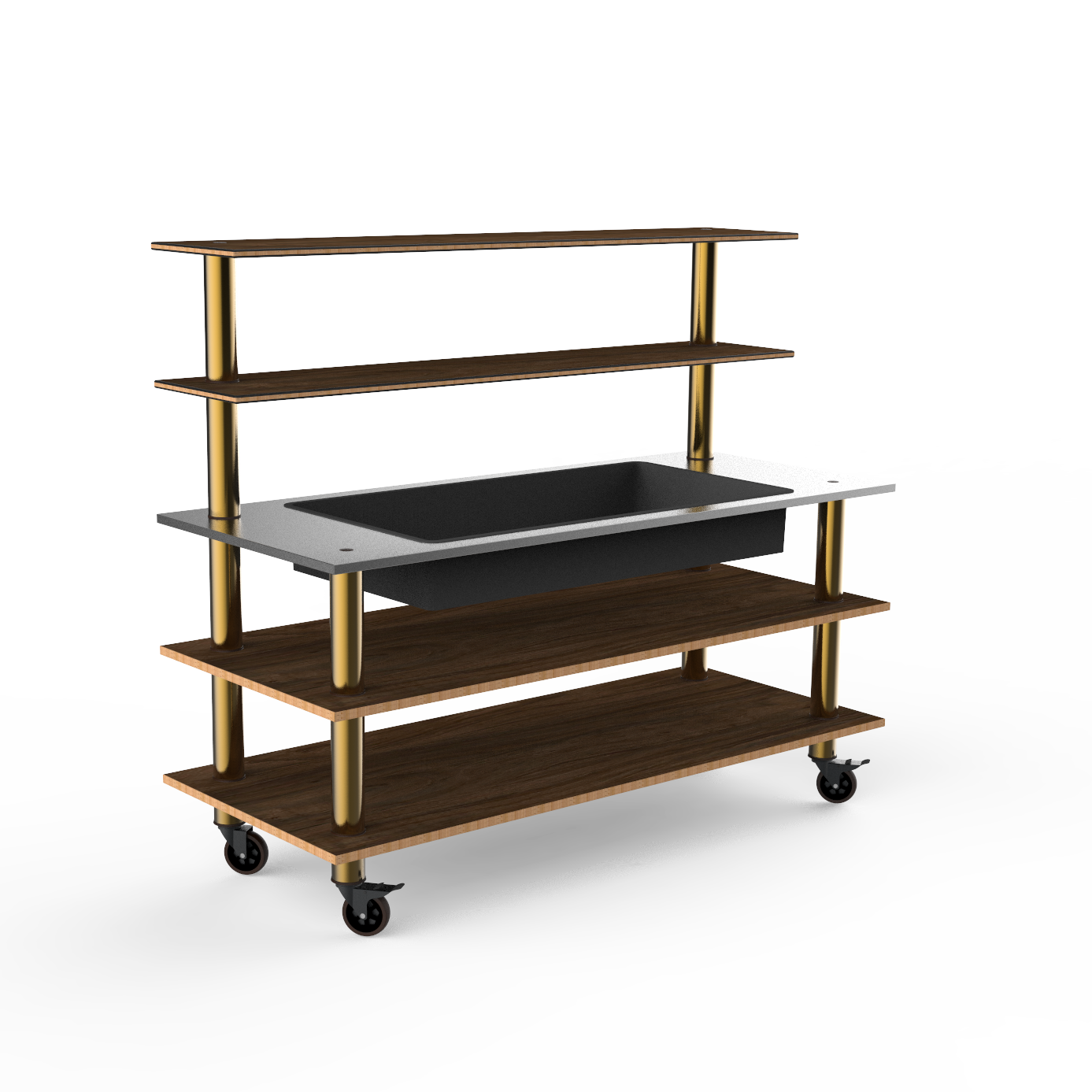 Pro Back Bar Station L 71.0" W 29.5" Modular