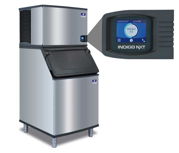 30"W Indigo NXT™ Ice Maker, Cube Style - 515 lbs/day, Air Cooled