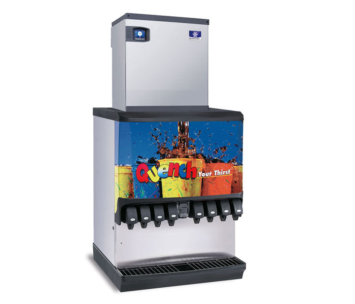 22" Indigo NXT™ QuietQube Half Cube Ice Machine Head - 675 lb/24 hr, Remote Cooled