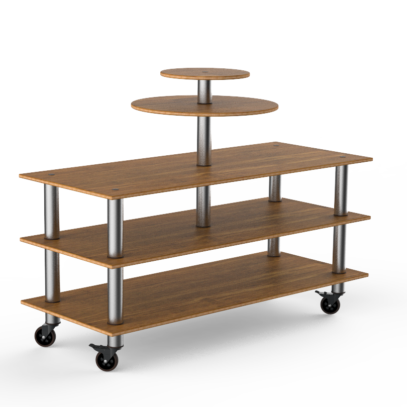 Multi Purpose Display Station L 75.0" W 29.5" Modular