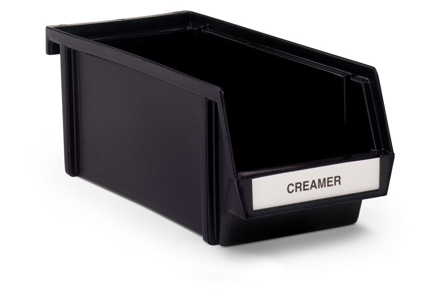 11 ¼-inch self-serve bin in black