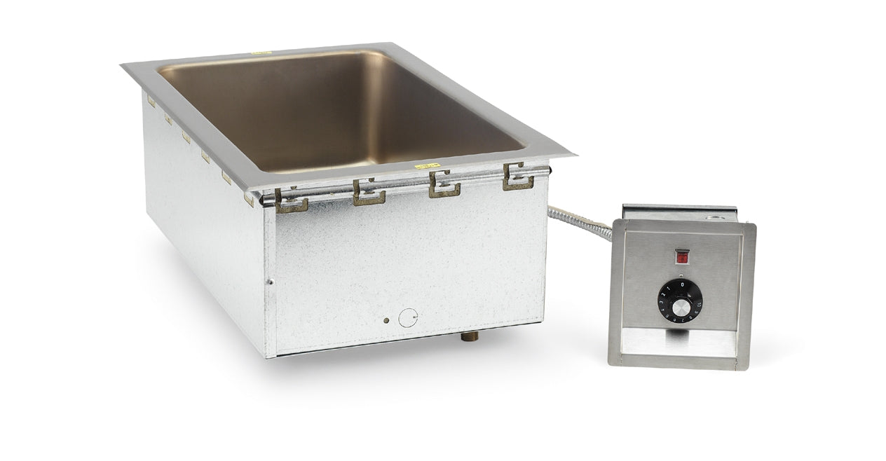 120 Volt Top-Mount Hot Modular Fabricator Well Drop-In with Standard Drain and Thermostatic Controls