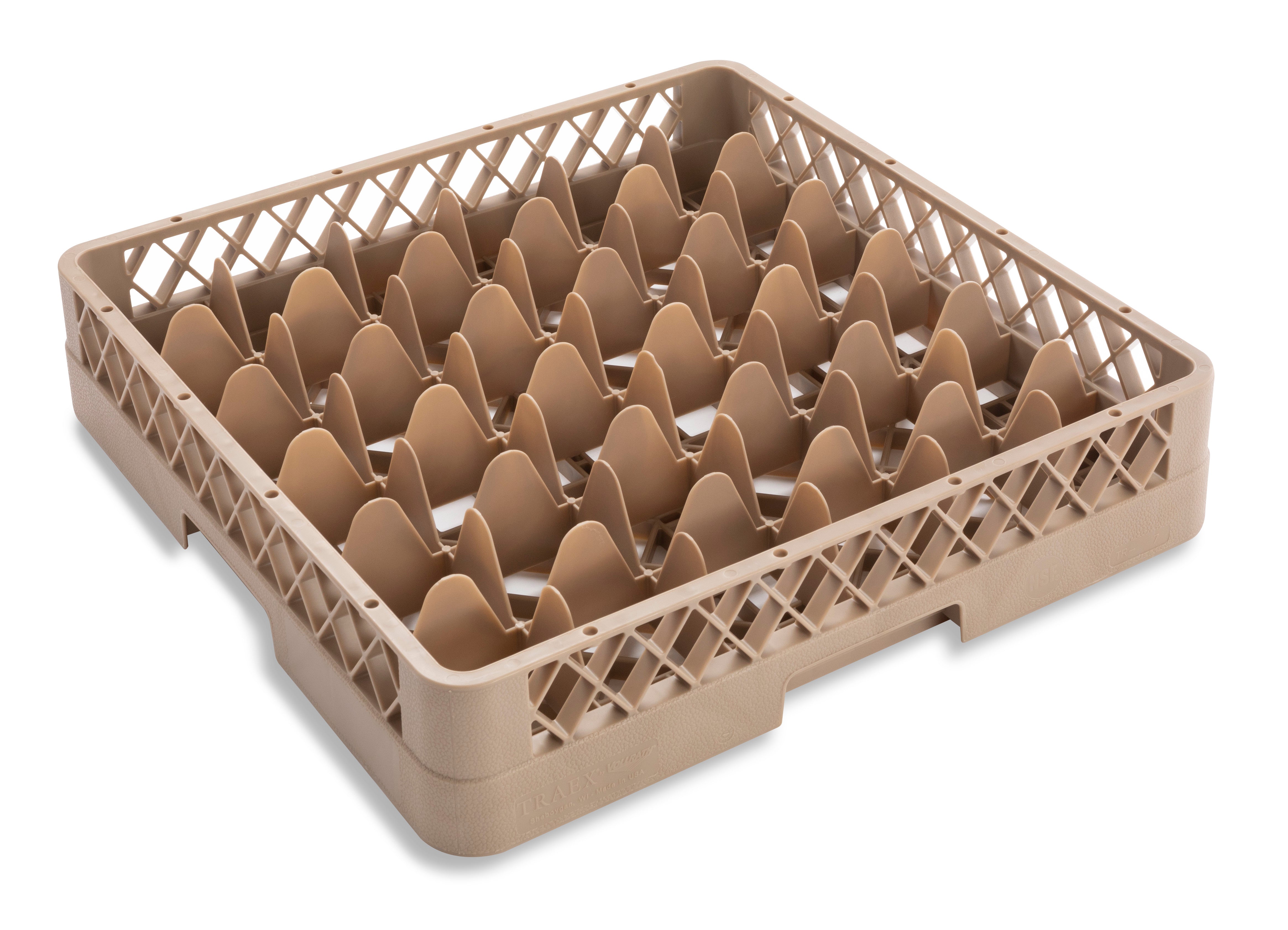 Traex® full-size square 36 compartment rack
