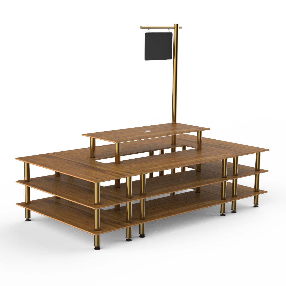 Market Square Station L 130.0" W 71.0" Modular