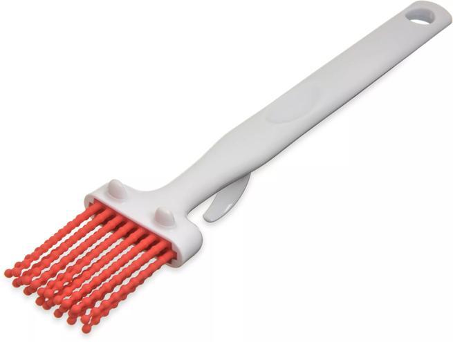 2" W Pastry Brush, Red Silicone