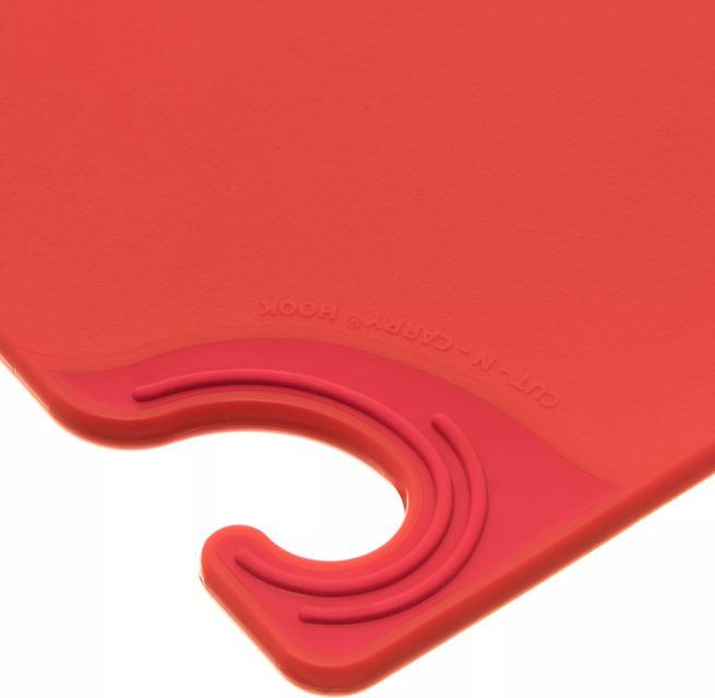 Saf-T-Grip X-Pediter Cutting Board 9"x12", Red