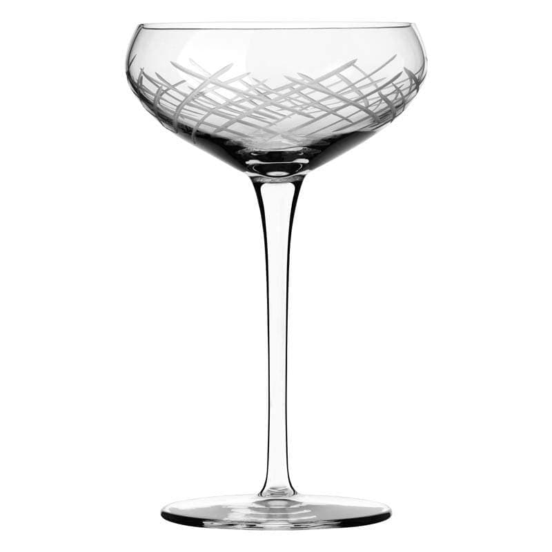 Renaissance Crosshatch Cocktail Glass, 8 oz., coupe