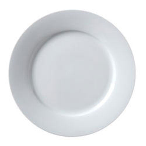Universal Argyle 5-1/2" Round Bright White Plate