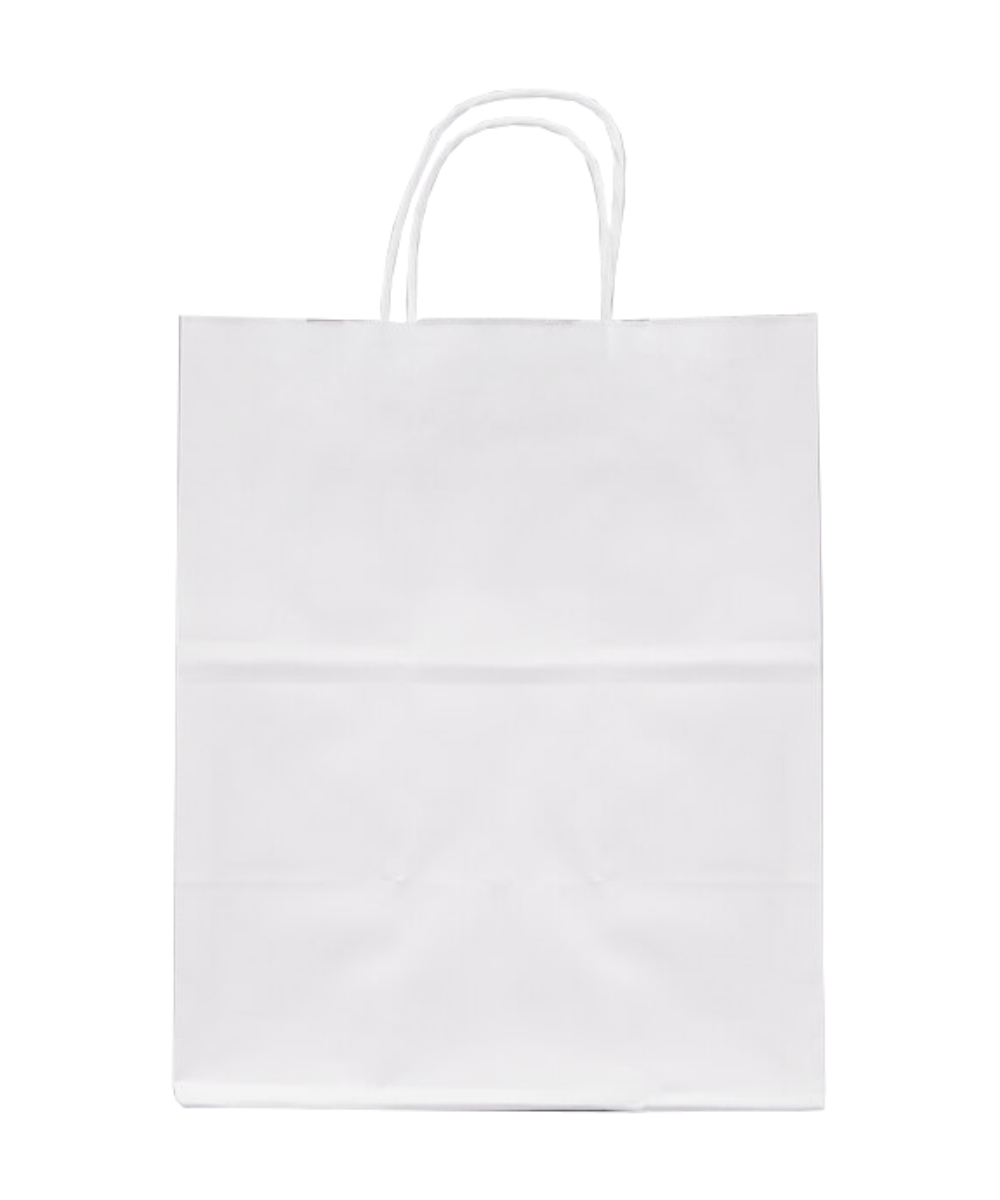 Bistro Bag, 10" x 7" x 12", White