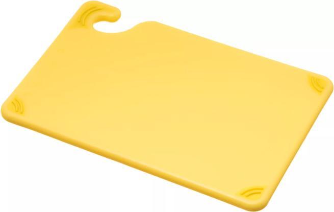 Saf-T-Grip Bar Cutting Board 6"x9", Yellow