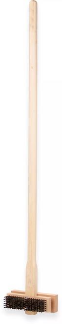 48"L Double Broiler King Brush, Dual-Sided Steel Bristles