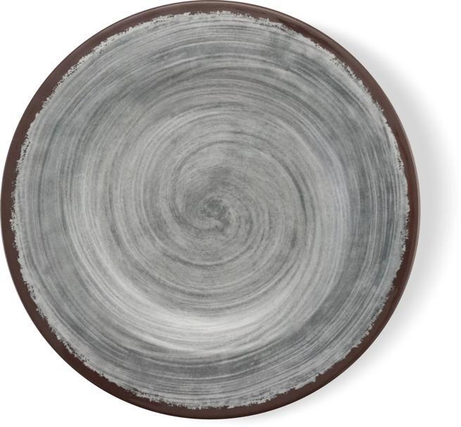 Mingle™ 9" Salad Plate, Smoke Gray