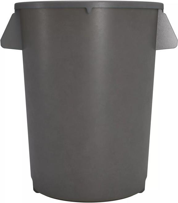 Bronco 20 gal. Gray Waste Bin Trash Container