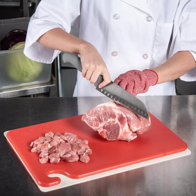 Cut-N-Carry Cutting Board 12"x18", Red