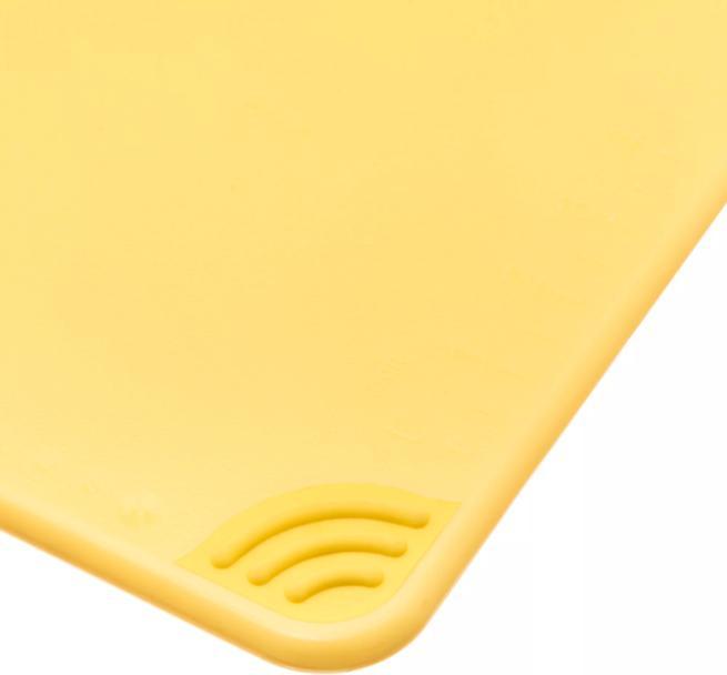 Saf-T-Grip Cutting Board 12"x18", Yellow