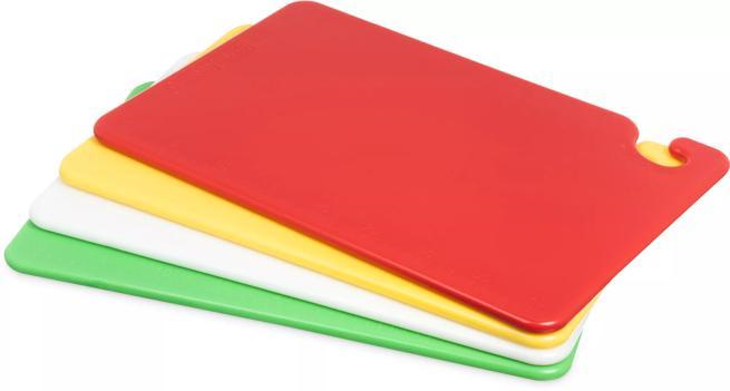 Cut-N-Carry Cutting Board Set 12"x18", 4-Color Set