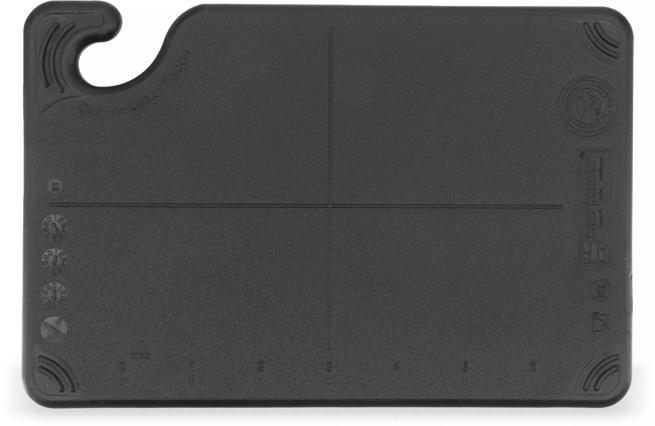 Saf-T-Grip Bar Cutting Board 6"x9", Black