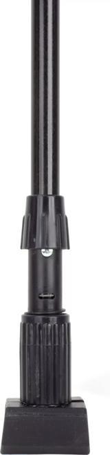 60" Jaw Style Mop Handle, Fiberglass Black