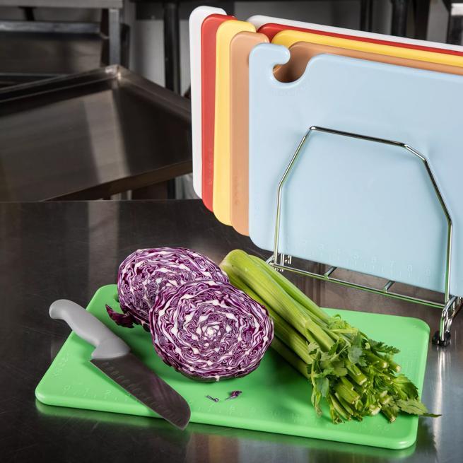 Cut-N-Carry Cutting Board Set 12"x18", 6-Color Set