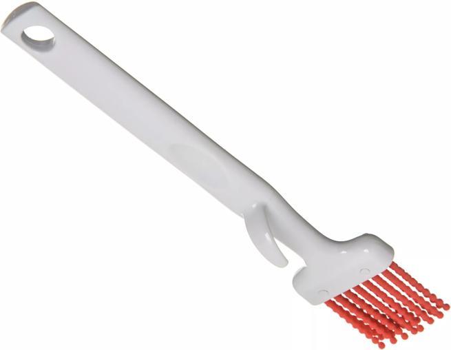 2" W Pastry Brush, Red Silicone