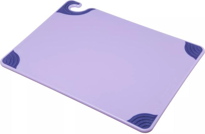Saf-T-Grip Allergen Cutting Board 15"x20", Purple