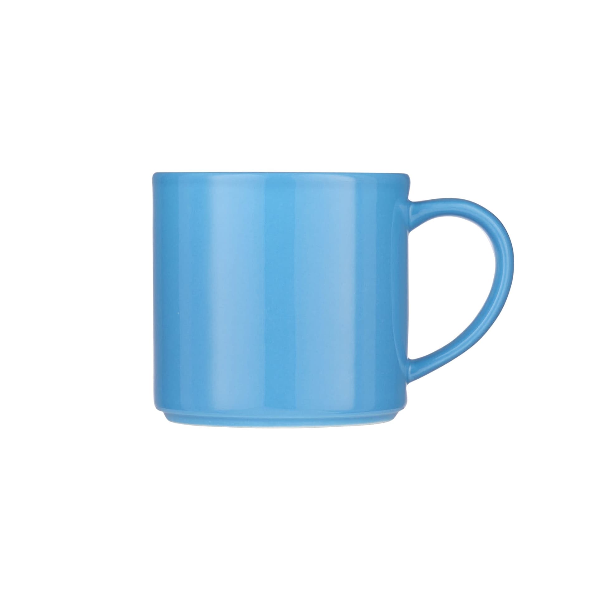 Lisbon 12 oz. Blue Stacking Mug