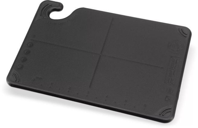 Saf-T-Grip Bar Cutting Board 6"x9", Black