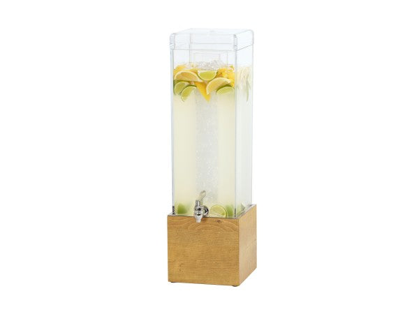 8.5" Rustic Pine Acrylic Dispenser