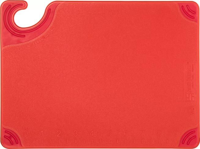 Saf-T-Grip X-Pediter Cutting Board 9"x12", Red