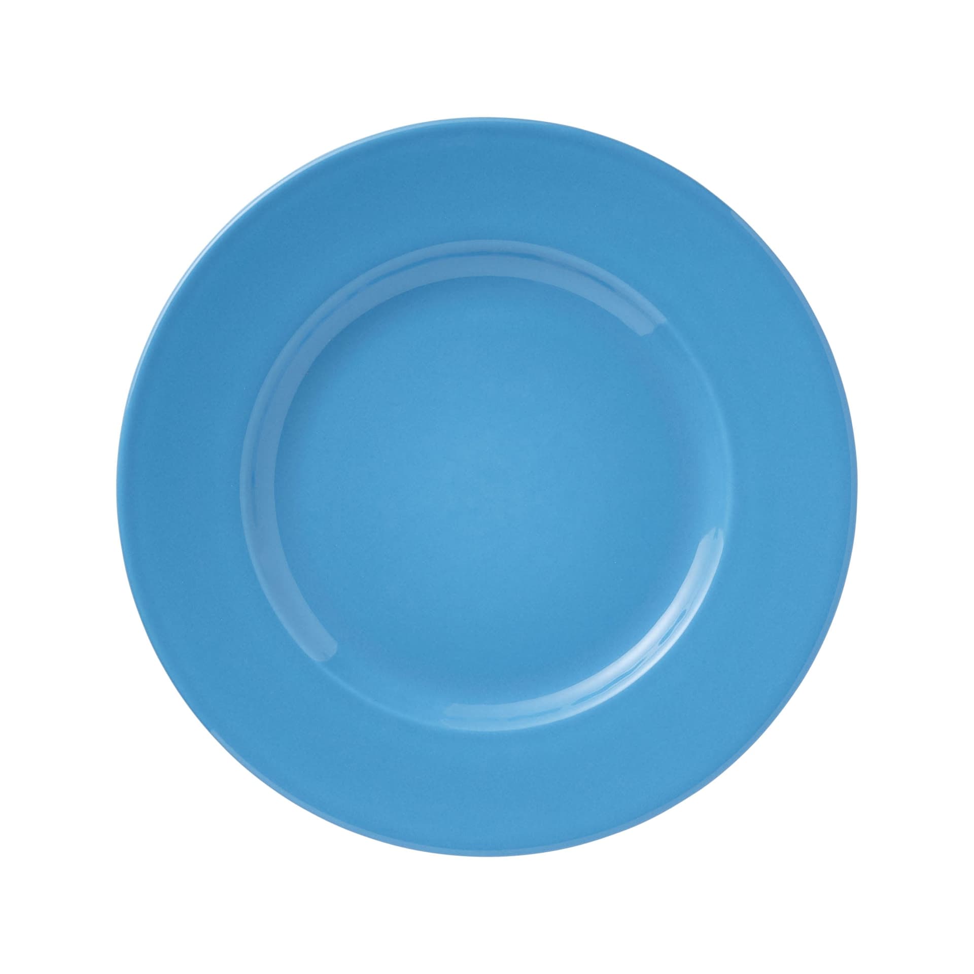 Lisbon 10.5" Blue Wide Rim Plate