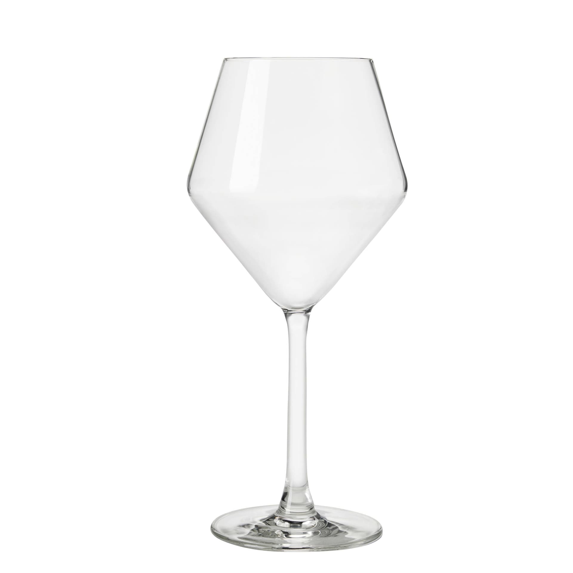 Contour Wine Glass, 16 oz., pour control