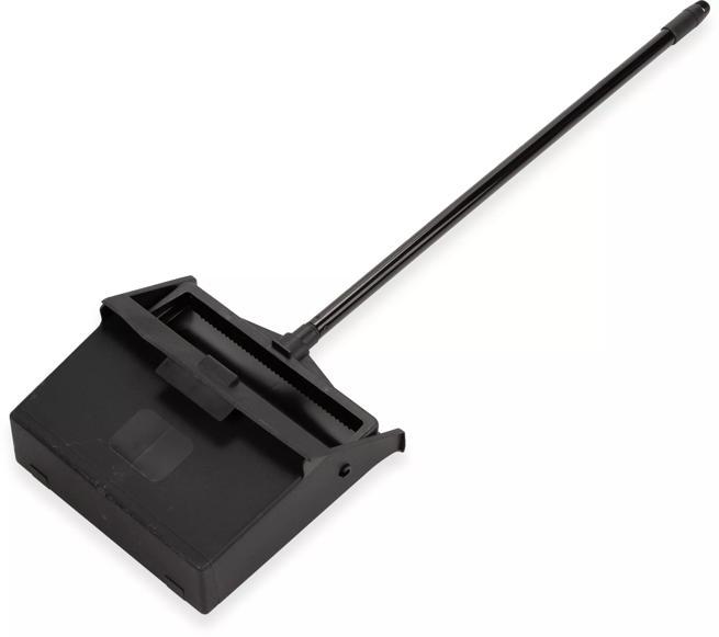 Flo-Pac 12" Black Duo-Pan Lobby Dust Pan
