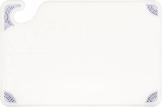 Saf-T-Grip Bar Cutting Board 6"x9", White