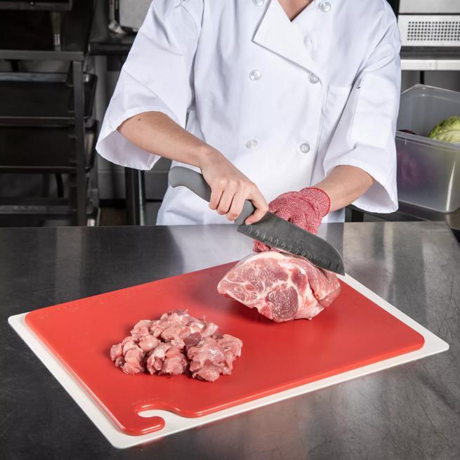 Cut-N-Carry Cutting Board 15"x20", Red
