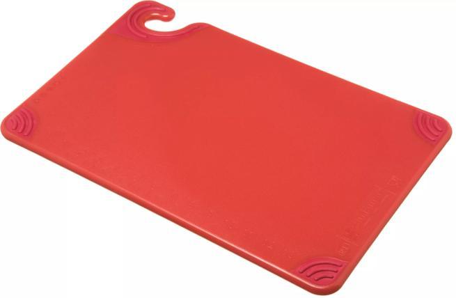 Saf-T-Grip Cutting Board 12"x18", Red